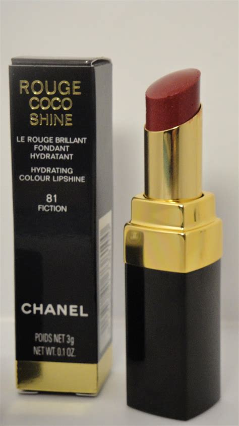 chanel lipstick 81 fiction|Chanel Fiction Rouge Coco Shine Hydrating Sheer Lipshine.